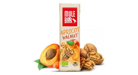 Mulebar organic & vegan energy bar albicocca noce 40 g