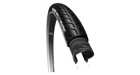 Cst pneu exterieur basic 26 x 1 3 8 noir avec lignes reflechissantes