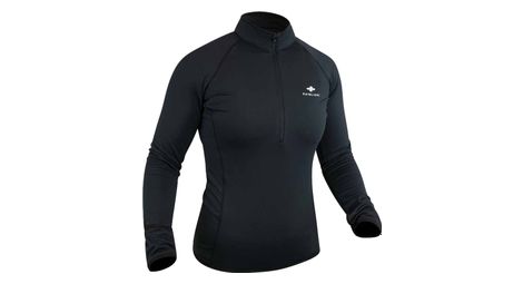 Maillot manches longues femme raidlight wintertrail noir