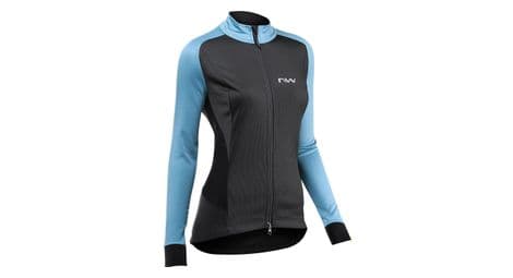 Veste manches longues femme northwave reload bleu/noir