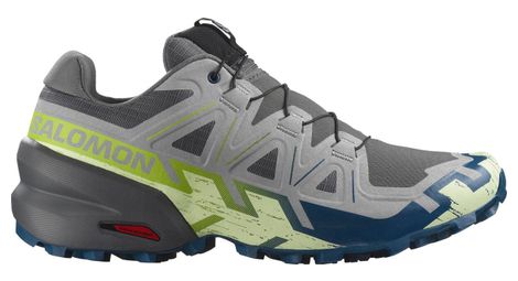 Chaussures trail salomon speedcross 6 gris/bleu/vert homme