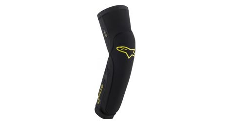 Ginocchiere alpinestars paragon plus per ginocchio / protettore nero acido giallo xl