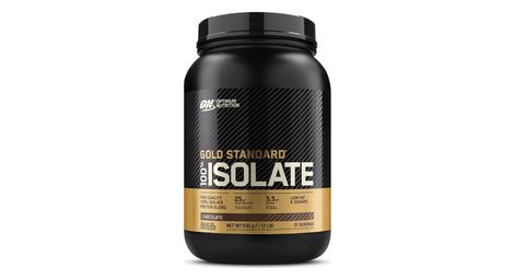 100% isolate gold standard (930g) - optimum nutrition - chocolat -  whey isolate