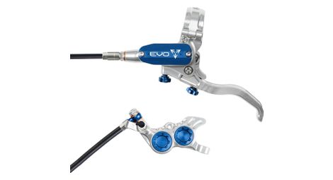 Frein avant hope tech4 evo gr4 argent / bleu durite standard
