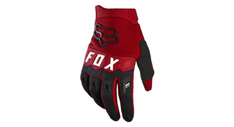 Guantes fox yth dirtpaw niño rojo