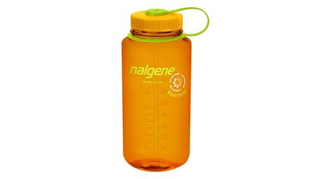 Botella de sustain de boca ancha nalgene 1l - clementine