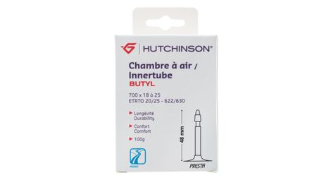 Hutchinson chambre a air route butyl 700x18 25 valve presta