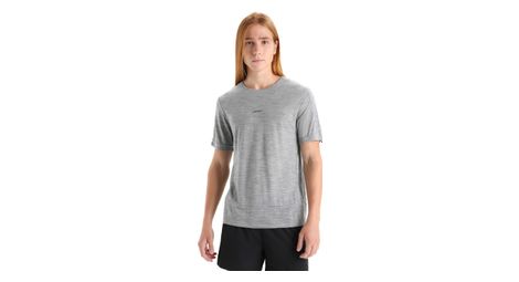 T shirt manches courtes merinos icebreaker zoneknit gris