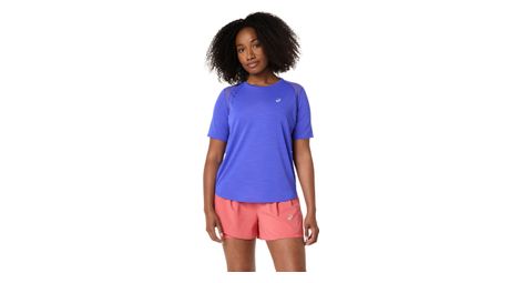 Maillot Manches Courtes Asics Road Violet Femme