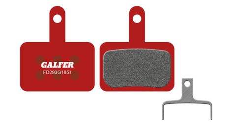 Pastiglie galfer fd293 g1851 advanced semi-metallic brake pads per freni a disco shimano / tektro / trp
