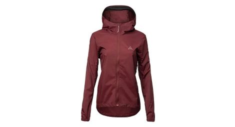 Veste coupe vent 7 femme 7mesh northwoods port rouge