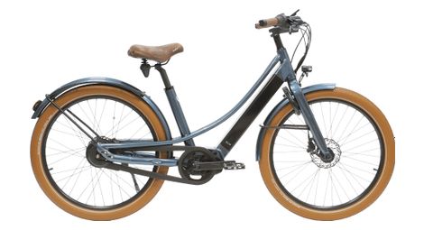 Vélo de ville électrique reine bike cadre bas connecté enviolo city ct 504wh 26 bleu 2022