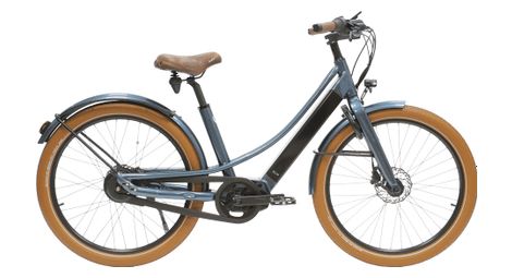 Reine bike elektrisches citybike niedriger rahmen connected enviolo city ct 504wh 26'' blau 2022