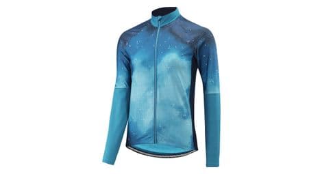 Chemise de cyclisme loeffler a manches longues w bike l s jersey vapor femme bleu