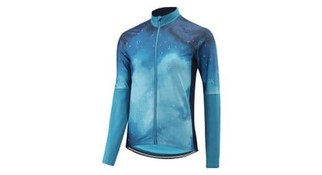 Chemise de cyclisme loeffler à manches longues w bike l / s jersey vapor femme-bleu