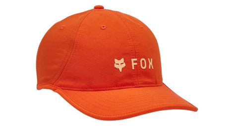 Casquette fox snapback absolute tech femme orange