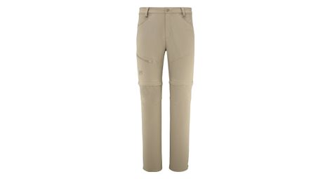 Pantalon convertible millet trekker beige