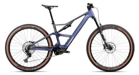 Orbea rise sl m20 mtb elettrica a sospensione completa shimano slx 12s 630 wh 29'' tanzanite blue carbon visualizza 2025