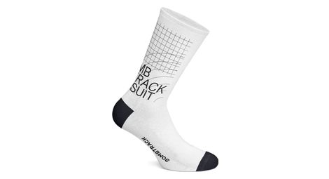 Paire de chaussettes bombtrack grids and guides blanc / noir