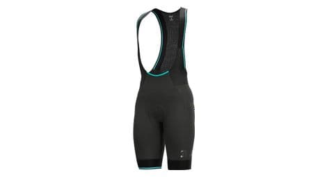 Kurze trägerhose alé k-tour schwarz