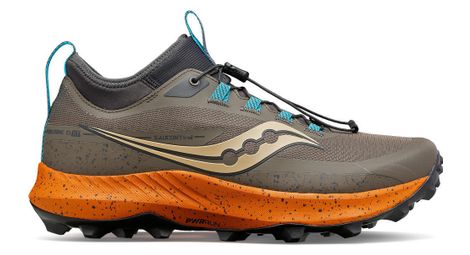 Chaussures de Trail Saucony Peregrine 13 ST Gris Orange