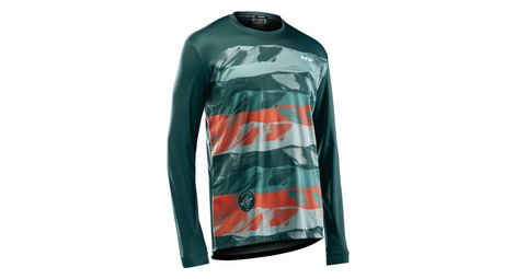 Maillot manche longue northwave enduro vert