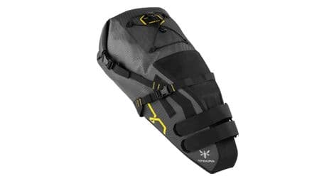 Sacoche de selle apidura expédition 17l gris / jaune