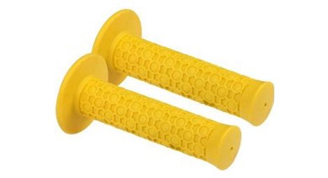 Set manubrio massi bmx giallo