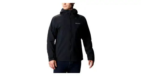 Columbia omni-tech ampli-dry chaqueta impermeable negro hombre l