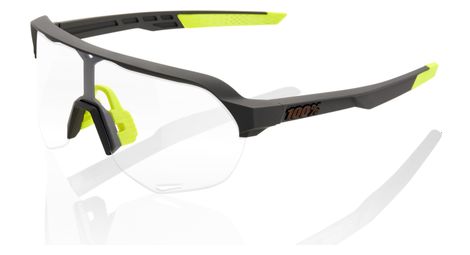 100% s2 soft tact black / yellow / photochromic clear lenses