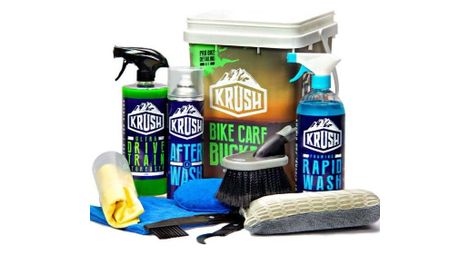 Krush pro cleaning bike care bucket kit d'entretien