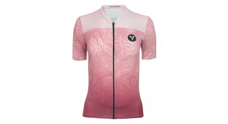 Maillot manches courtes femme lebram grand ballon rouge coupe ajustee