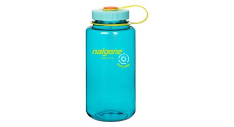 Botella de sustain de boca ancha nalgene 1l - azul