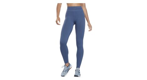 Collant long reebok femme united by fitness bleu