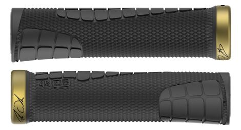 Paire de poignees ergonomiques sqlab 7ox fabio wibmer noir or