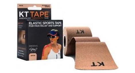Bande predecoupee kt tape coton original beige 20 bandes