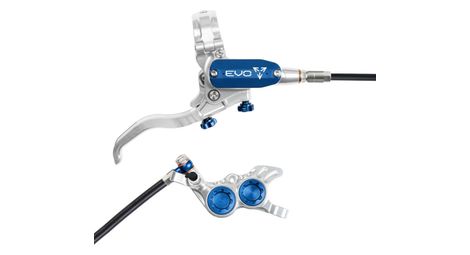 Frein arrière hope tech4 evo gr4 argent / bleu durite standard