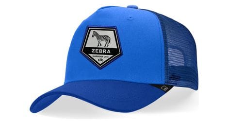 Casquette trucker pour femmes hanukeii zebra bleu