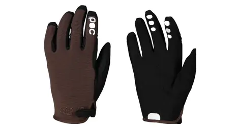 Poc resistance enduro adjustable long gloves brown xs