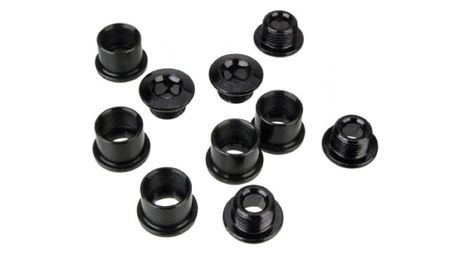 Sram Crank Chainring Bolt Kit 5 brazos doble aluminio negro