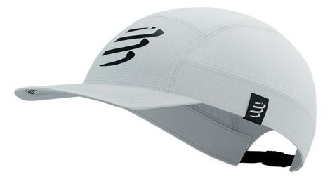 Casquette compressport 5 panel light cap blanc