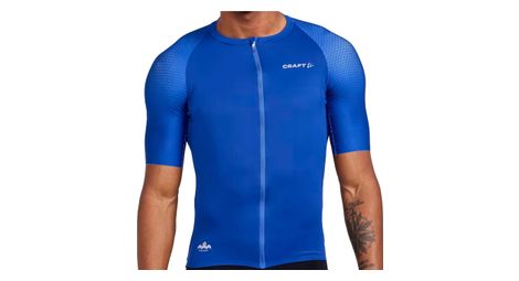 craft pro aero short sleeve jersey blue