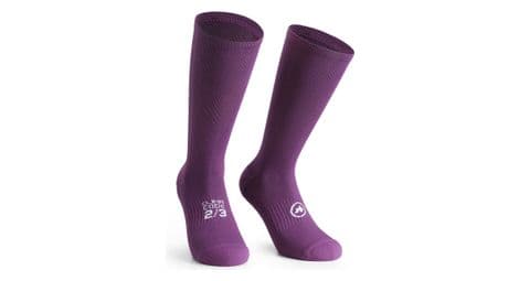 Assos calcetines unisex primavera otoño violeta