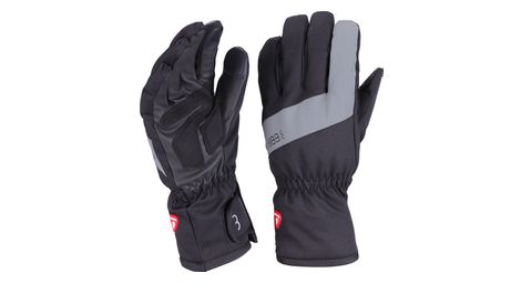 Bbb subzero full fingers winterhandschoenen zwart/grijs