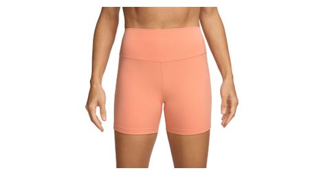 Cuissard nike dri-fit one high rise 5in corail femme