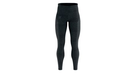 Collant long compressport winter run noir