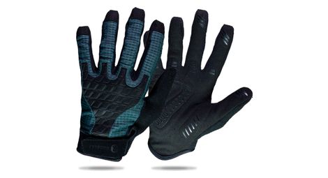 Gants vtt rogelli adventure - unisexe - noir/gris