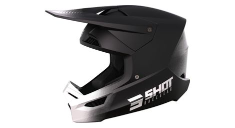 Casco integral shot race raw / negro mate