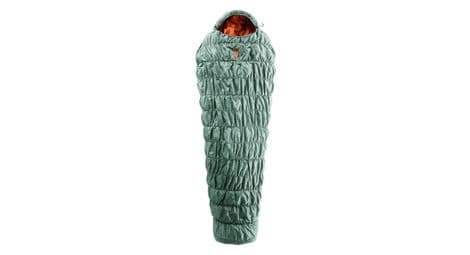 Deuter exosphere +4°el long sleeping bag green lungo - zip sinistra