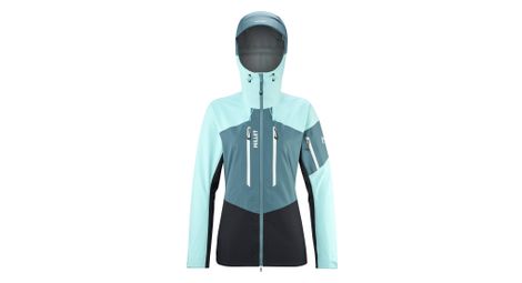 Veste imperméable femme millet m white 3l bleu/noir